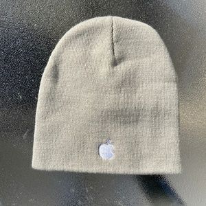 Grey Apple Logo Beanie